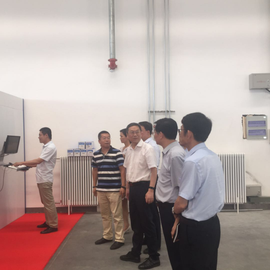 原機械研究院總院院長李新亞及膠州市副書記李曉光一行蒞臨我司參觀考察